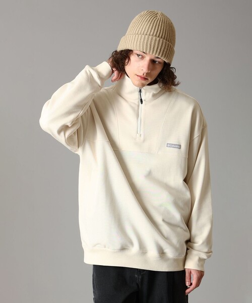 Columbia(コロンビア)の「Columbia/ フレミングベイハーフジップ /コロンビア(スウェット・レディース・パープル/ブラック/グリーン/ホワイト・XL/M/XS/L/S)」の2枚目の写真
