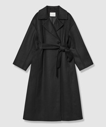 カシミヤステンカラーコート