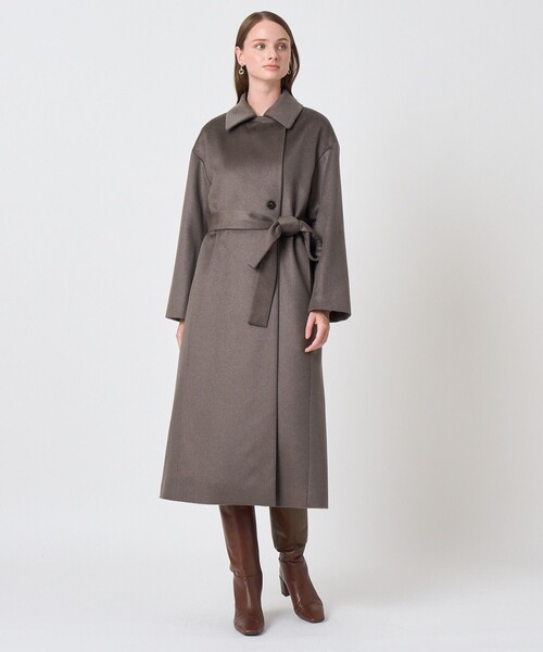 ANAYI(アナイ)の「カシミヤステンカラーコート(ステンカラーコート・レディース・モカ/ベージュ/ブラック・38/36)」の7枚目の写真