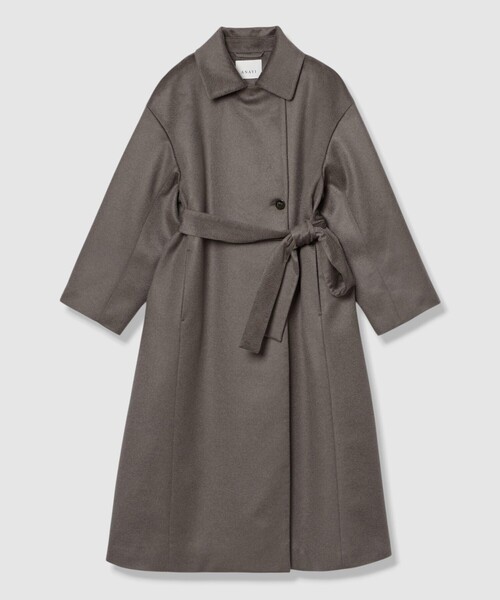 ANAYI(アナイ)の「カシミヤステンカラーコート(ステンカラーコート・レディース・モカ/ベージュ/ブラック・38/36)」の22枚目の写真