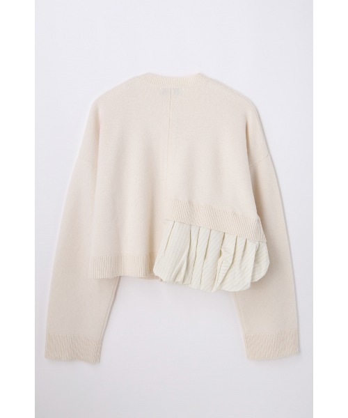 ENFOLD(エンフォルド)の「BALLOON CARDIGAN(ニット/セーター・レディース・ブラック/オフホワイト/杢グレー・38)」の10枚目の写真