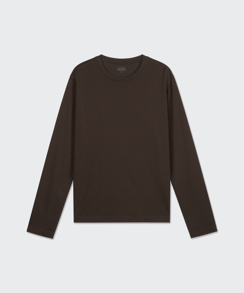 MUSINSA STANDARD WOMAN（ムシンサスタンダードウーマン）の「[リカバリー] ウィメンズ 長袖パンツセット [ブラウン]（Tシャツ/カットソー・レディース・その他・SMALL/MEDIUM/LARGE/X-SMALL）」の5枚目の写真