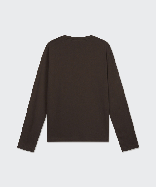 MUSINSA STANDARD WOMAN（ムシンサスタンダードウーマン）の「[リカバリー] ウィメンズ 長袖パンツセット [ブラウン]（Tシャツ/カットソー・レディース・その他・SMALL/MEDIUM/LARGE/X-SMALL）」の6枚目の写真