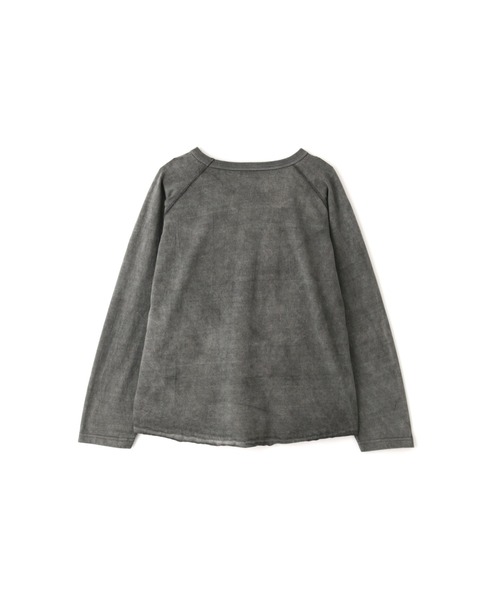 YLEVE(イレーヴ)の「YLEVE / OPEN END COTTON PIGMENT DYE BASEBALL T(Tシャツ/カットソー・レディース・レッド/ベージュ/グレー・1)」の4枚目の写真