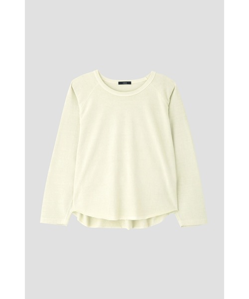 YLEVE(イレーヴ)の「YLEVE / OPEN END COTTON PIGMENT DYE BASEBALL T(Tシャツ/カットソー・レディース・レッド/ベージュ/グレー・1)」の13枚目の写真