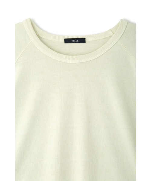 YLEVE(イレーヴ)の「YLEVE / OPEN END COTTON PIGMENT DYE BASEBALL T(Tシャツ/カットソー・レディース・レッド/ベージュ/グレー・1)」の15枚目の写真