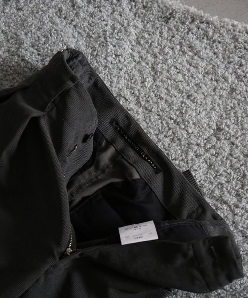 my beautiful landlet（マイビューティフルランドレット）の「my beautiful landlet 2 tuck corduroy wide pants（その他パンツ・メンズ・ブラック/グレー・0）」の9枚目の写真