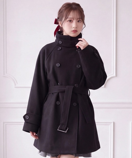 ASTORIA ODIER（アストリアオディール）の「アレンジカラーミドルトレンチコート（トレンチコート・レディース・ブラウン/ブラック・MEDIUM）」の14枚目の写真