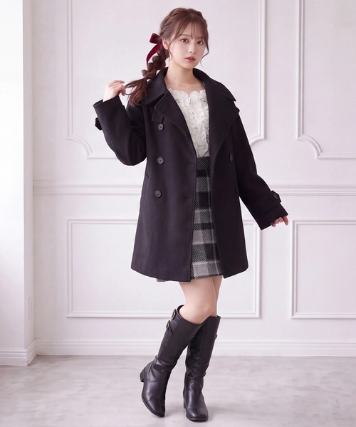 ASTORIA ODIER（アストリアオディール）の「アレンジカラーミドルトレンチコート（トレンチコート・レディース・ブラウン/ブラック・MEDIUM）」の15枚目の写真