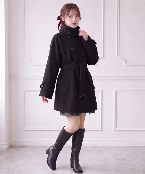 ASTORIA ODIER（アストリアオディール）の「アレンジカラーミドルトレンチコート（トレンチコート・レディース・ブラウン/ブラック・MEDIUM）」の22枚目の写真