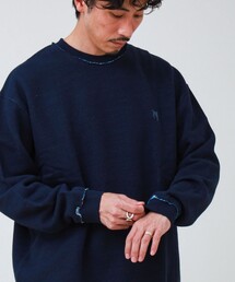 【BOY BACK FANCY】裏配色フリース スウェットプルオーバー