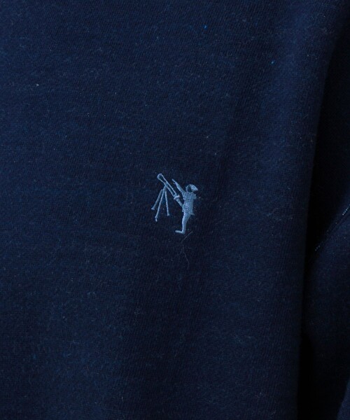 GLOSTER（グロスター）の「【BOY BACK FANCY】裏配色フリース スウェットプルオーバー（スウェット・メンズ・ネイビー/ブラック/ライトグレー・L/M/S）」の11枚目の写真