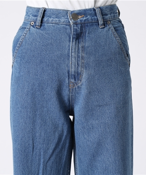FREE'S MART（フリーズマート）の「ヘヴィデニムワイドパンツ（デニムパンツ・レディース・ネイビー・MEDIUM/SMALL）」の5枚目の写真