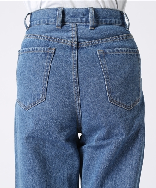 FREE'S MART（フリーズマート）の「ヘヴィデニムワイドパンツ（デニムパンツ・レディース・ネイビー・MEDIUM/SMALL）」の6枚目の写真