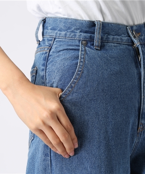 FREE'S MART（フリーズマート）の「ヘヴィデニムワイドパンツ（デニムパンツ・レディース・ネイビー・MEDIUM/SMALL）」の7枚目の写真