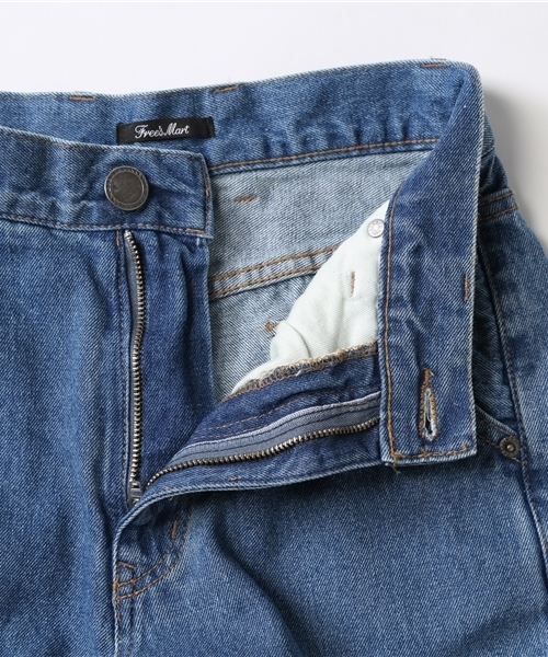 FREE'S MART（フリーズマート）の「ヘヴィデニムワイドパンツ（デニムパンツ・レディース・ネイビー・MEDIUM/SMALL）」の9枚目の写真