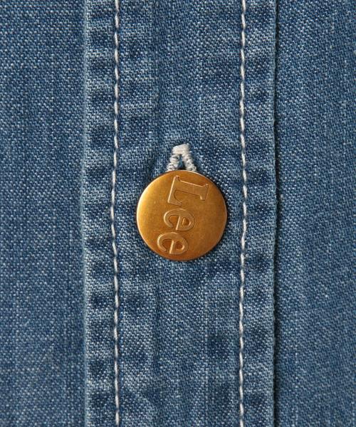 Lee（リー）の「[別注]CB LEE（リー）×GLR WORK ワンピース◆（シャツワンピース・レディース・オリーブ/ネイビー・MEDIUM/SMALL）」の12枚目の写真