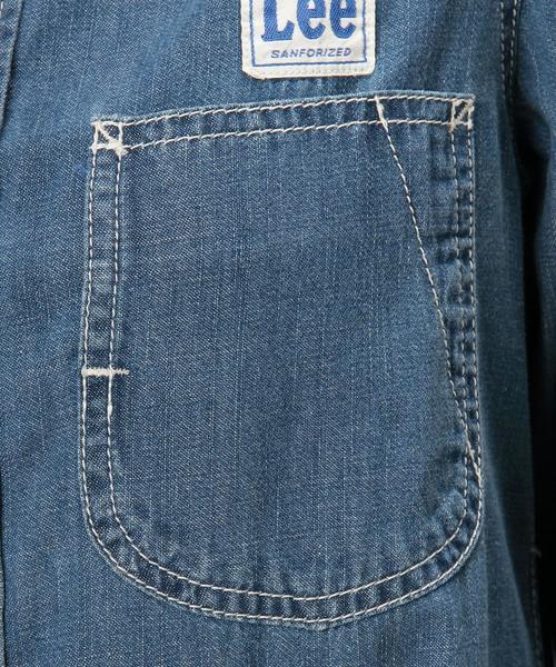 Lee（リー）の「[別注]CB LEE（リー）×GLR WORK ワンピース◆（シャツワンピース・レディース・オリーブ/ネイビー・MEDIUM/SMALL）」の13枚目の写真