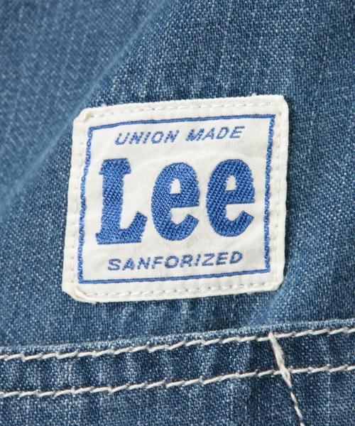 Lee（リー）の「[別注]CB LEE（リー）×GLR WORK ワンピース◆（シャツワンピース・レディース・オリーブ/ネイビー・MEDIUM/SMALL）」の5枚目の写真