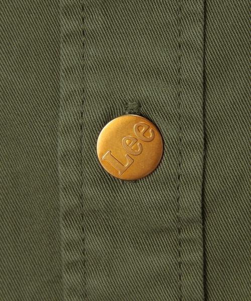 Lee（リー）の「[別注]CB LEE（リー）×GLR WORK ワンピース◆（シャツワンピース・レディース・オリーブ/ネイビー・MEDIUM/SMALL）」の7枚目の写真