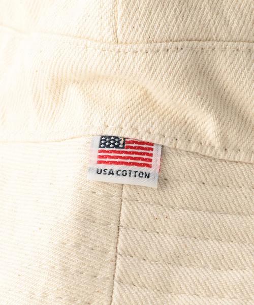 coen（コーエン）の「コーンデニムハット（ハット・メンズ・オフホワイト/コバルトブルー・FREE）」の5枚目の写真