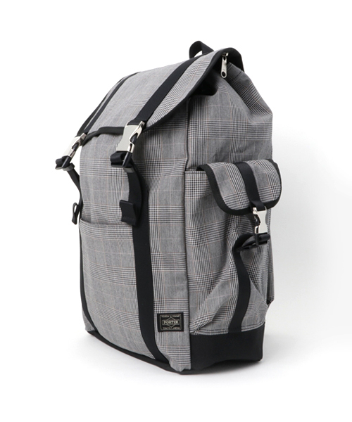 HEAD PORTER（ヘッドポーター）の「SAVILLE/RUCKSACK（バックパック/リュック・メンズ・グレー/ネイビー・ONE SIZE）」の3枚目の写真
