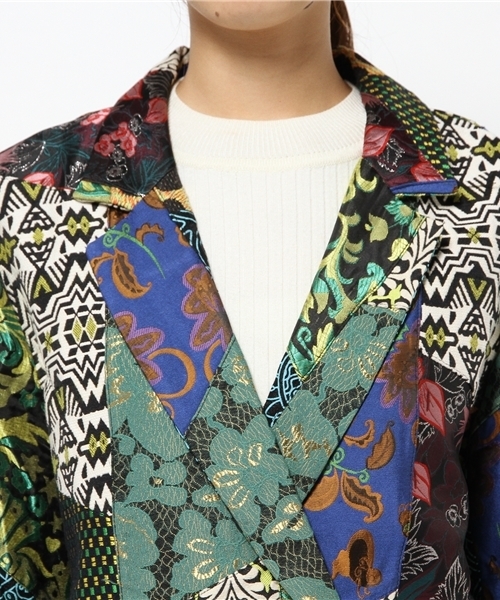 Desigual（デシグアル）の「「Desigual/デシグアル」ロングコート（その他アウター・レディース・グリーン系その他・40/38/36/42/44/46）」の5枚目の写真