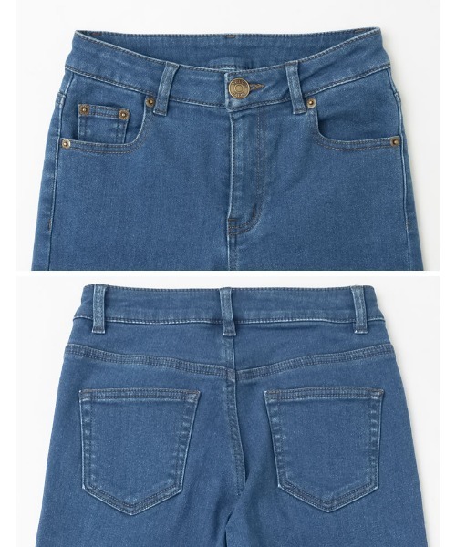 Re:EDIT（リエディ）の「[累計販売枚数12万枚突破！][大きい/小さいサイズ有]裏起毛ストレッチスキニーデニムパンツ（デニムパンツ・レディース・グレー/ブルー/ダークネイビー/ダークブルー/ネイビー/ブラック・XX-LARGE/MEDIUM/LARGE/X-LARGE/SMALL/XXX-LARGE/X-SMALL）」の13枚目の写真