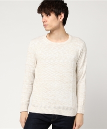 gim | 【gim/ジム】綿麻スラブクルーネックニット(ニット/セーター)