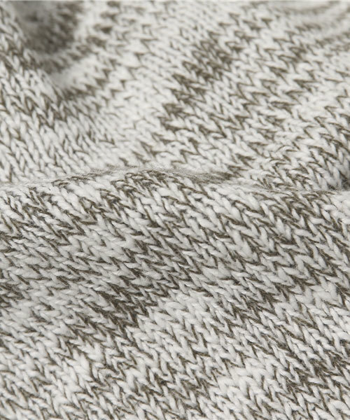 gim（ジム）の「【gim/ジム】綿麻スラブクルーネックニット（ニット/セーター・メンズ・グレー/ベージュ・MEDIUM/LARGE）」の7枚目の写真