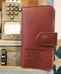 GREEN BOWL | GREEN BOWL Leather iphone Case/グリーンボウルレザーアイフォンケース(スマホケース/カバー)