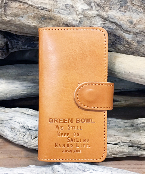 GREEN BOWL（グリーンボウル）の「GREEN BOWL Leather iphone Case/グリーンボウルレザーアイフォンケース（スマホケース/カバー・メンズ・カーキ/ネイビー/ブラウン/キャメル・FREE）」の18枚目の写真