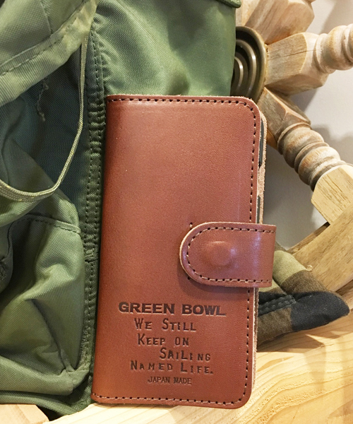 GREEN BOWL（グリーンボウル）の「GREEN BOWL Leather iphone Case/グリーンボウルレザーアイフォンケース（スマホケース/カバー・メンズ・カーキ/ネイビー/ブラウン/キャメル・FREE）」の20枚目の写真