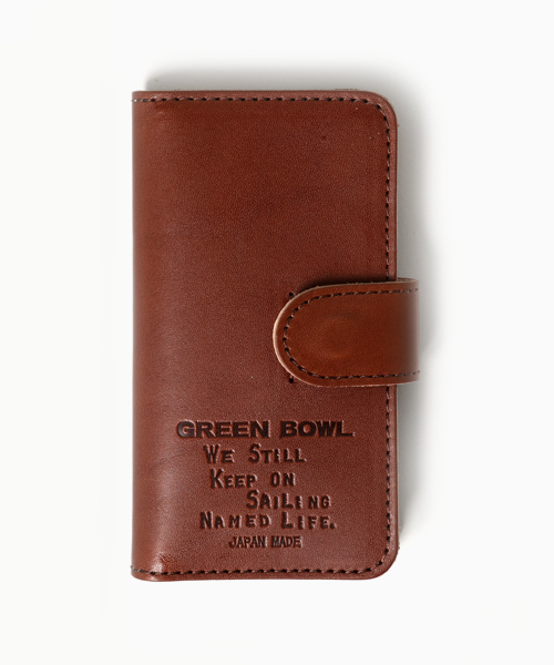 GREEN BOWL（グリーンボウル）の「GREEN BOWL Leather iphone Case/グリーンボウルレザーアイフォンケース（スマホケース/カバー・メンズ・カーキ/ネイビー/ブラウン/キャメル・FREE）」の17枚目の写真