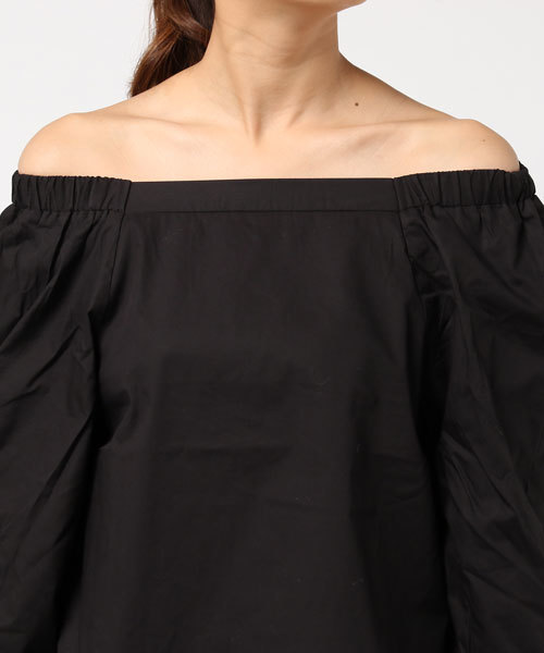 WEGO（ウィゴー）の「WEGO/ボリュームパフオフショルダーブラウス（シャツ/ブラウス・レディース・ホワイト/ブルー系その他4/ブラック/ベージュ/ライトピンク・FREE）」の9枚目の写真