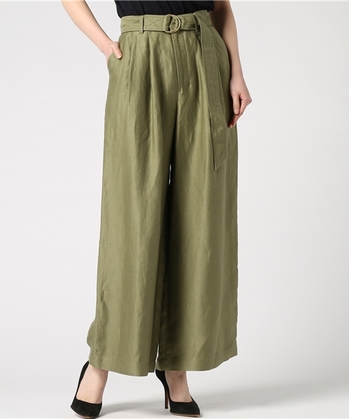 ESTNATION（エストネーション）の「ESTNATION ワイドパンツ（その他パンツ・レディース・ベージュ/カーキ・36/38）」の17枚目の写真