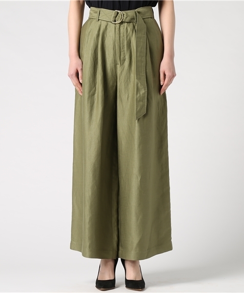 ESTNATION（エストネーション）の「ESTNATION ワイドパンツ（その他パンツ・レディース・ベージュ/カーキ・36/38）」の4枚目の写真