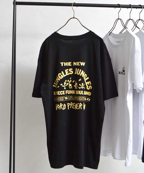 JUNGLES(ジャングルス)の「JUNGLES/ジャングルス WORLD PREMIER JAM SS-WPJ-B(Tシャツ/カットソー・メンズ・ブラック・M/L/S/XL)」の3枚目の写真