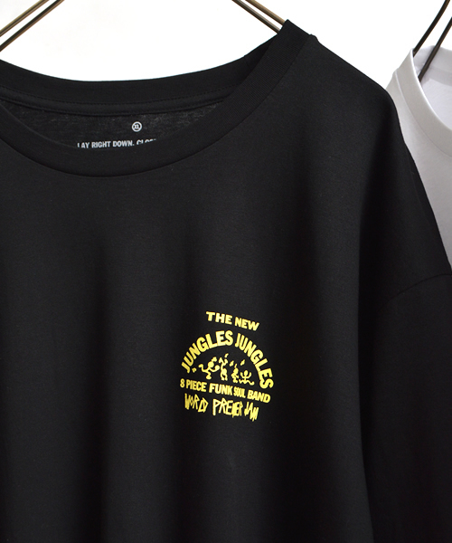 JUNGLES(ジャングルス)の「JUNGLES/ジャングルス WORLD PREMIER JAM SS-WPJ-B(Tシャツ/カットソー・メンズ・ブラック・M/L/S/XL)」の4枚目の写真