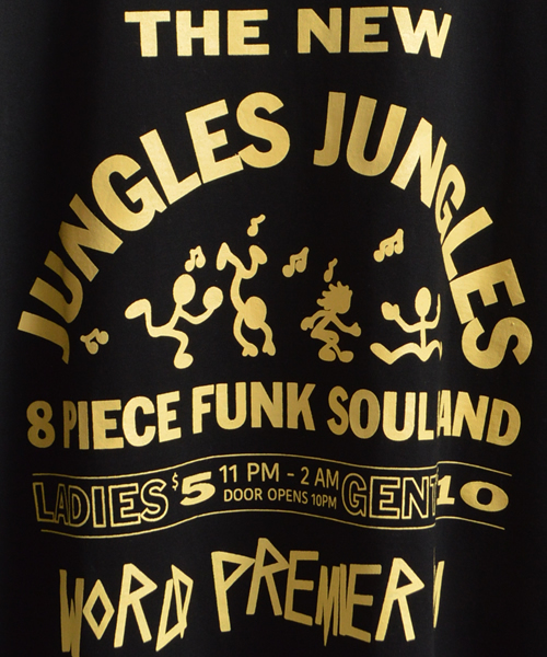 JUNGLES(ジャングルス)の「JUNGLES/ジャングルス WORLD PREMIER JAM SS-WPJ-B(Tシャツ/カットソー・メンズ・ブラック・M/L/S/XL)」の5枚目の写真