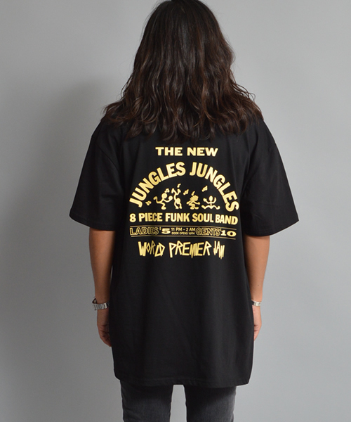 JUNGLES(ジャングルス)の「JUNGLES/ジャングルス WORLD PREMIER JAM SS-WPJ-B(Tシャツ/カットソー・メンズ・ブラック・M/L/S/XL)」の6枚目の写真