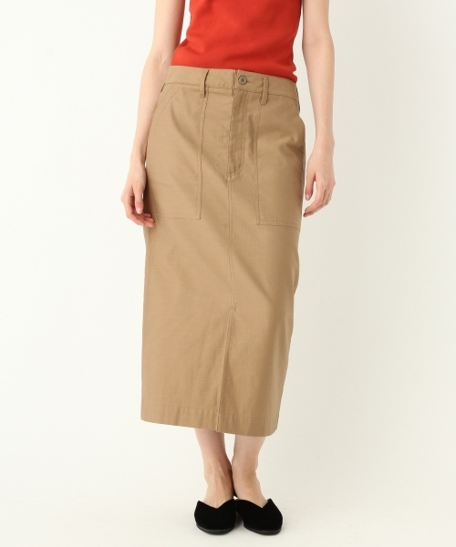 A part by（アパートバイ）の「Cベイカータイトスカート 763670 （スカート・レディース・ベージュ/カーキ・MEDIUM/LARGE）」の2枚目の写真