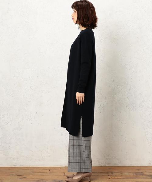 green label relaxing（グリーンレーベルリラクシング）の「［手洗い可能］KF ハンドウォッシュ スーパーロングカーディガン ◆（カーディガン/ボレロ・レディース・ベージュ/ネイビー/グレー/オレンジ系その他・FREE）」の7枚目の写真