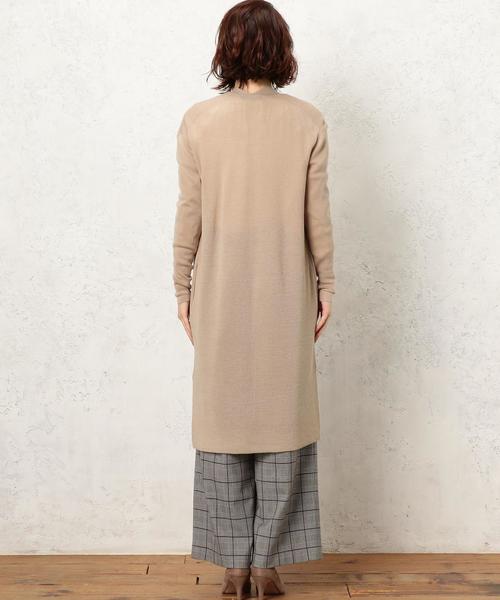 green label relaxing（グリーンレーベルリラクシング）の「［手洗い可能］KF ハンドウォッシュ スーパーロングカーディガン ◆（カーディガン/ボレロ・レディース・ベージュ/ネイビー/グレー/オレンジ系その他・FREE）」の22枚目の写真