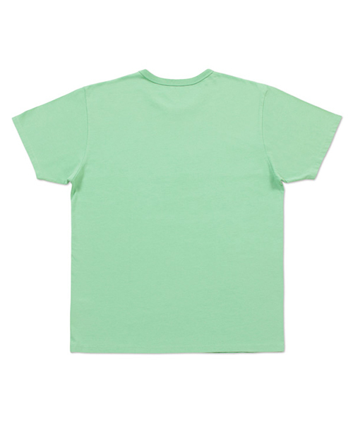 Design Tshirts Store graniph（デザイン　ティーシャツ　ストア　グラニフ）の「ビッグプリントTシャツ/ビーハッピー（Tシャツ/カットソー・メンズ・グリーン・X-SMALL/SMALL/LARGE/MEDIUM）」の4枚目の写真