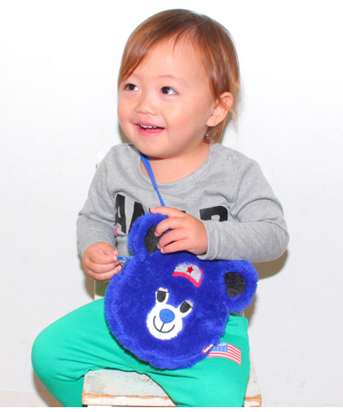 Anap Kids アナップキッズ の キャラクターモコモコミニポシェット ショルダーバッグ Wear