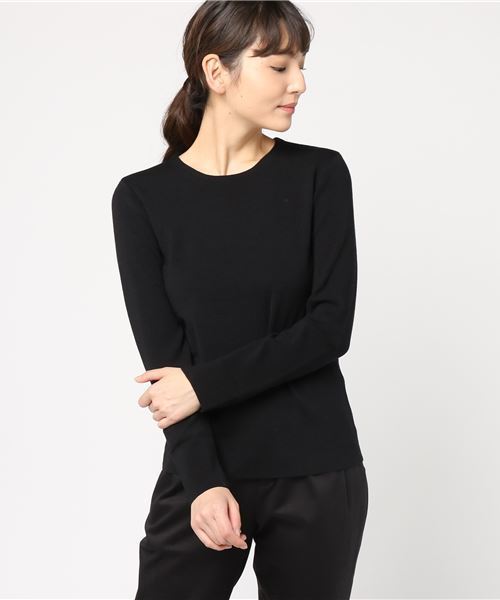 エンフォルド ENFOLD 黒 タートル リブ ウール ニット 専用 新品