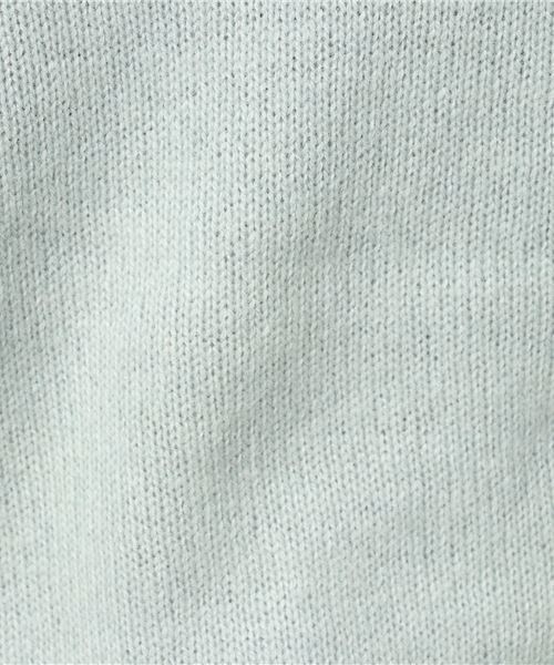 un dix cors（アンディコール）の「ラクーン混Vプルオーバーニット（ニット/セーター・レディース・ライトブルー・ﾌﾘ-）」の5枚目の写真