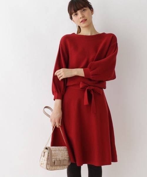 Couture Brooch クチュールブローチ の Web限定サイズ L あり ニットワンピース ワンピース Wear