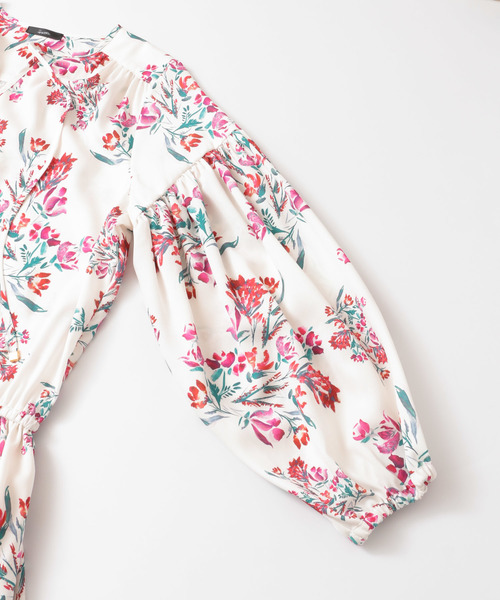 URBAN RESEARCH ROSSO フラワー　リボン　ワンピース　花柄 URBAN RESEARCH ROSSO WOMEN（アーバンリサーチ ロッソ）の